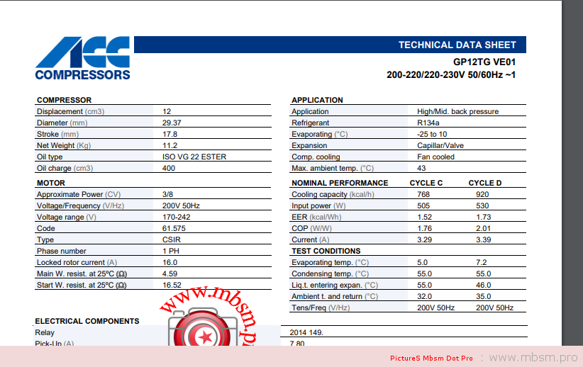 mbsmpro--compressor-acc-cubigel-huayi-electrolux-zem-gp12tg-hmbpr134a-220230v-5060hz-38-hp-mbsm-dot-pro