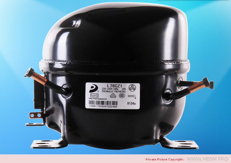 l76cz1-donper-r134a-220w-220240v5060hz-1phase-14-hp-big--13hp-compressor-hermetic-refrigerator-rsir-oil-250-ml-mbsm-dot-pro