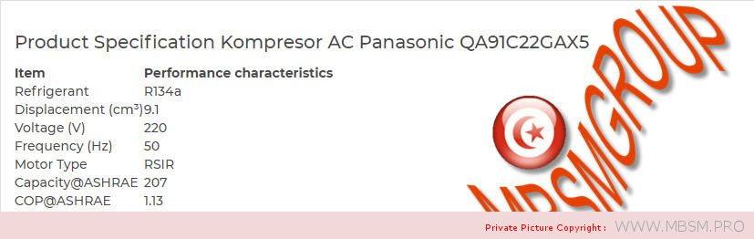 panasoniccompressors-fixed-speed-q-series-r134a-lbpqa91c22gax5-rsir--207w-14hp-mbsm-dot-pro