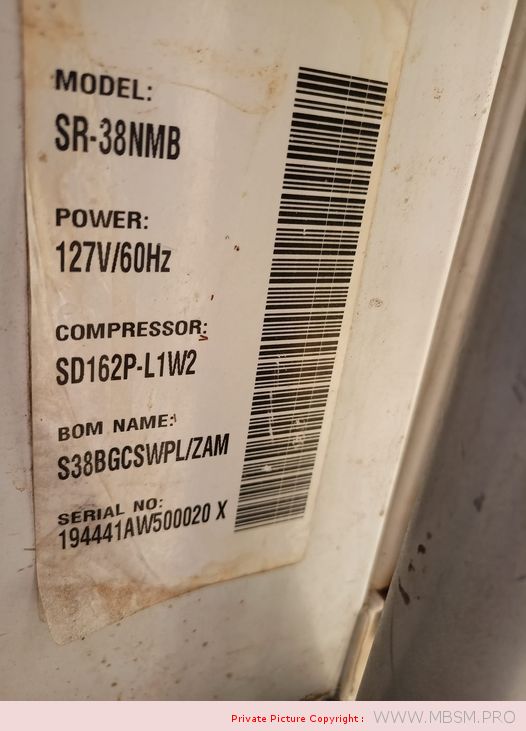 ELECTROLUX GR22TB HMBP compressor R134A 