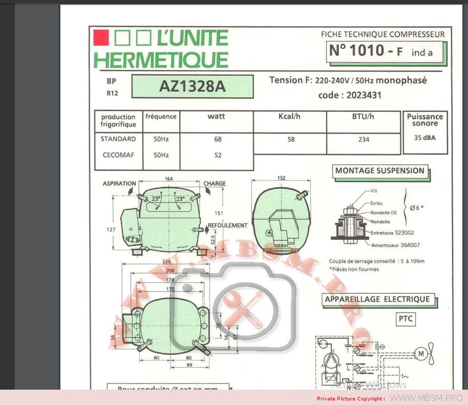 mbsmpro-compressor-az-1328a-110-hp-az1328a-68-w-58-kcalh-234-btuh-1-phase-220-v-r12-tecumseh-europe-mbsm-dot-pro