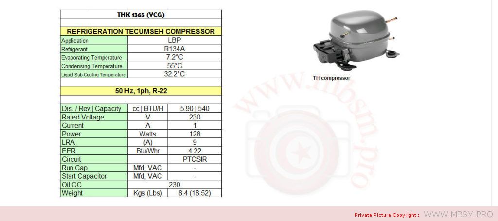 mbsmpro-compressor-thg-1365ys-thg1365ys-16-hp-r134-230150tecumseh-europe-lbp115-w-540-btuh-mbsm-dot-pro