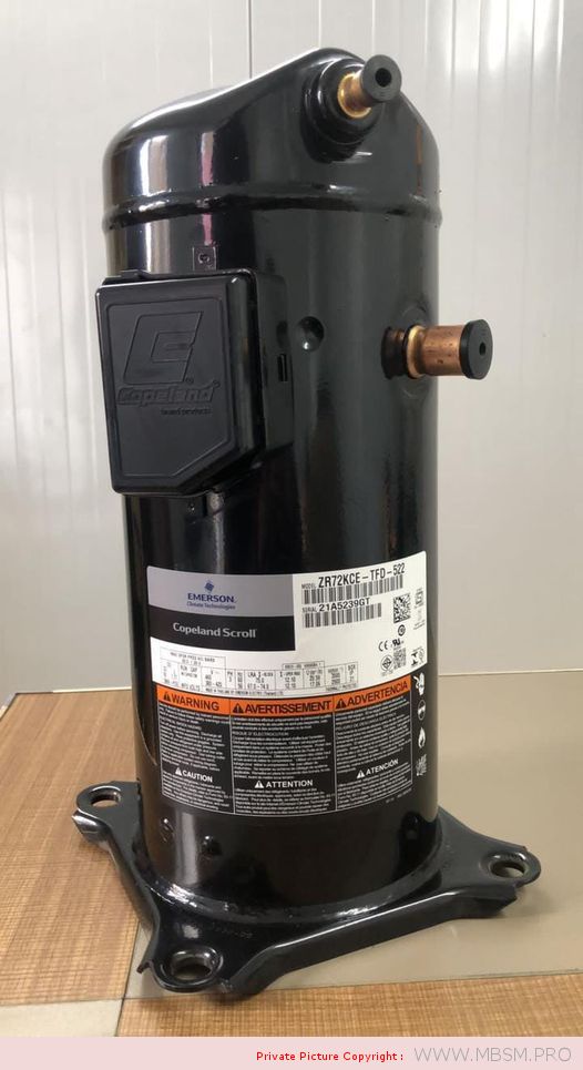 EMERSON COPELAND ZP67KCE-TF5-130 R-410A 3PH SCROLL A/C COMPRESSOR COMMERCIAL 
