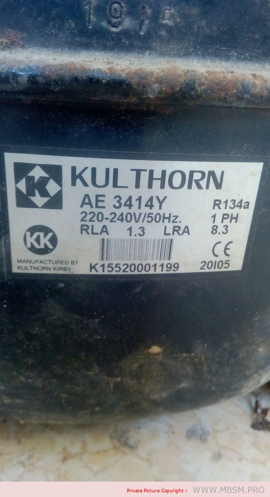 mbsmpro-kulthorn-ae-3414y-compressor-small-1570-btuhr-18hp-r134a-208230v-60hz-1ph-hbp-overload-plus-relay-ae3414y-mbsm-dot-pro