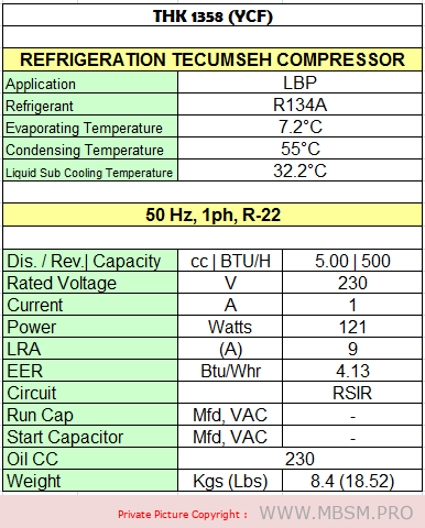 tecumseh-refrigerations-compressor-thk-1358-ycf-thk1358ycf-121-w-500-btuh-560-cc-lbp-r134a-16-hp-mbsm-dot-pro