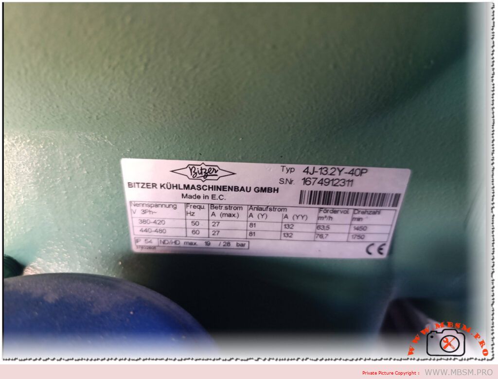 Bitzer 4J-13.2Y-40P semi-hermetic mbsmpro