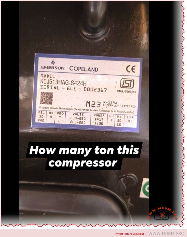 Champion of HBP: Copeland KCJ513HAG-S424H mbsmpro
