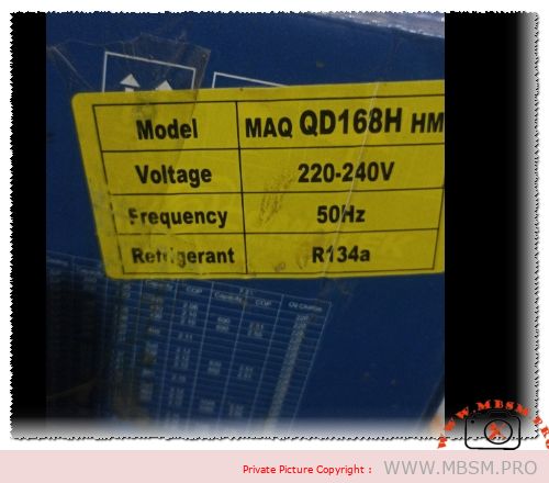MAQ QD168H, Can this compressor be installed in a 1.5-meter two-door refrigerator? mbsmpro