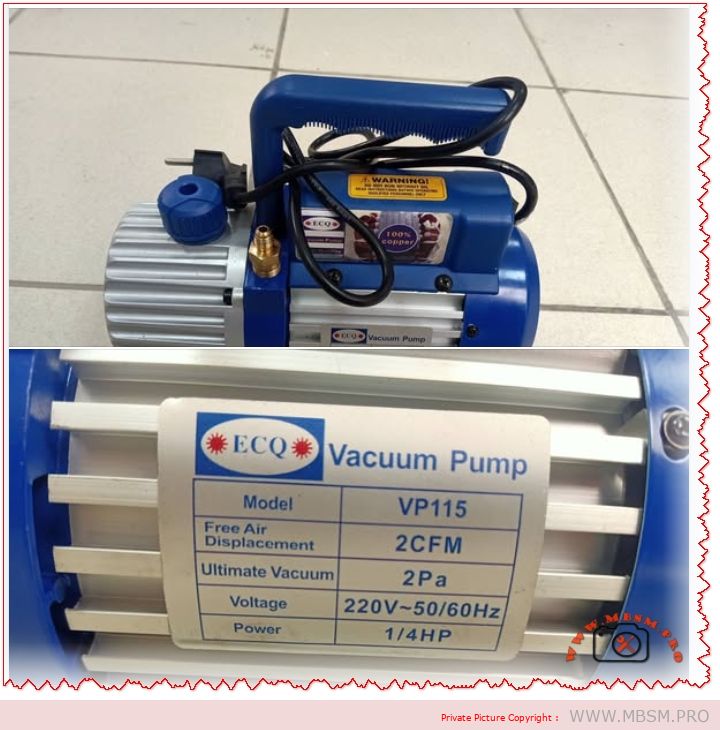 The ECQ VP115 Vacuum Pump mbsmpro