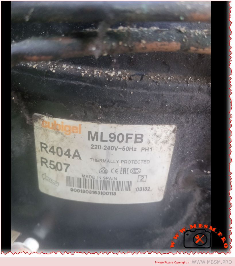 Cubigel ML90FB 1/3 HP R404A LBP Compressor Specifications, Performance, and Replacements mbsmpro