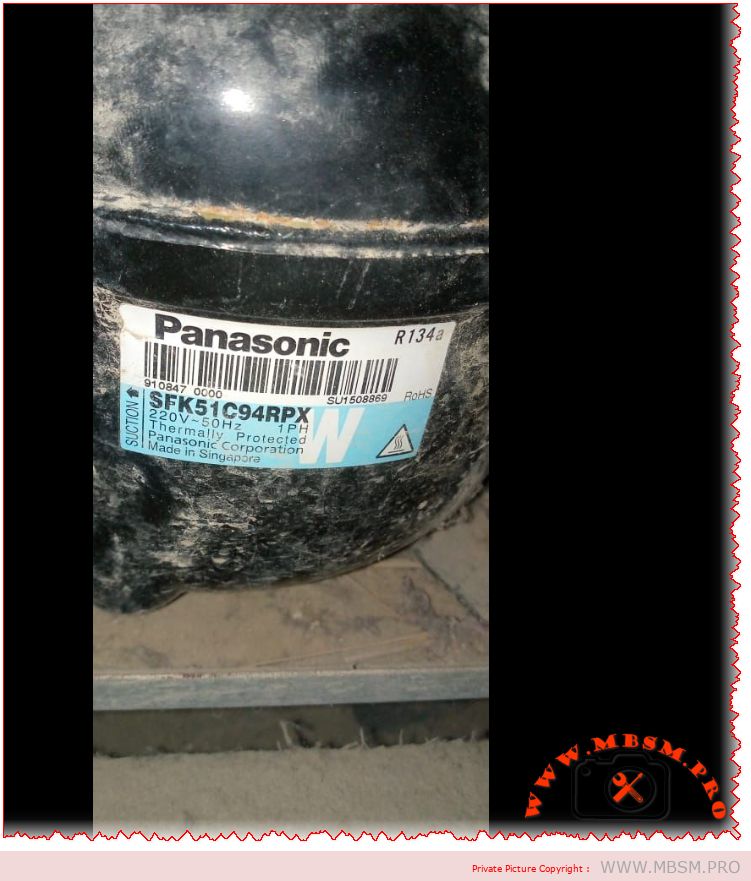 Panasonic SFK51C94RPX Compressor Specs and Replacements mbsmpro