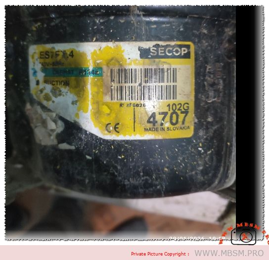 Secop ES7FT.4 Compressor 1/5 HP R134a Technical Specifications and Replacements mbsmpro
