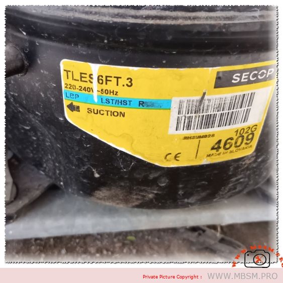 Secop TLES6FT.3 Compressor Technical Specifications, Cooling Capacity, and R134a Replacement Guide for Refrigeration Professionals mbsmpro