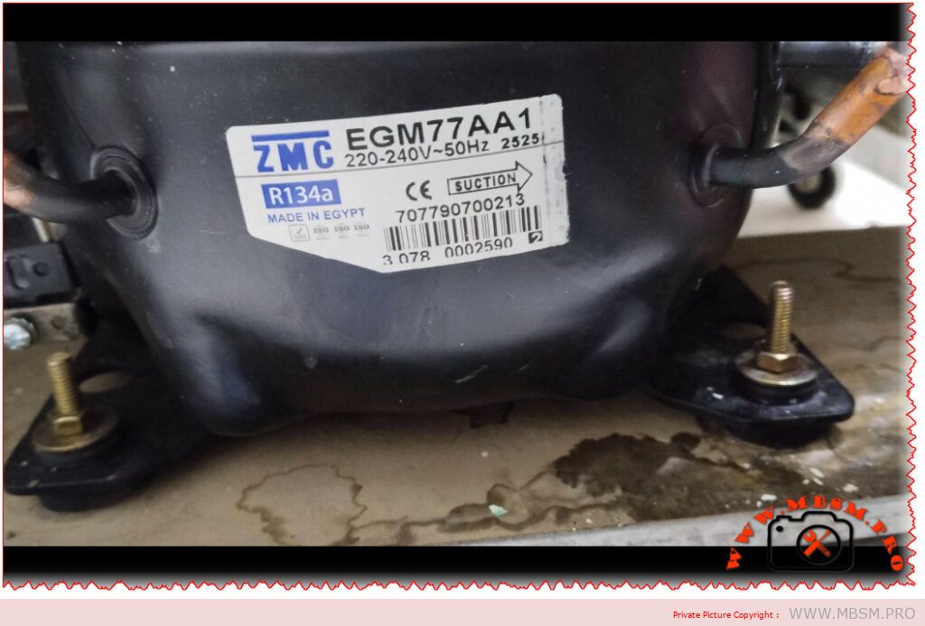 ZMC EGM77AA1 and Daewoo HSL25YE-5 Compressor Comparison and Technical Specifications mbsmpro