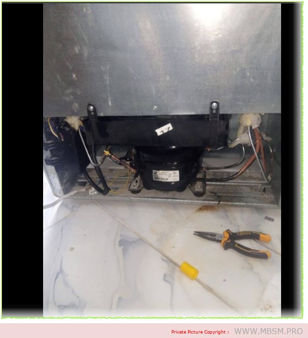 The refrigerator has a problem, it works for a minute and then shuts off mbsmpro